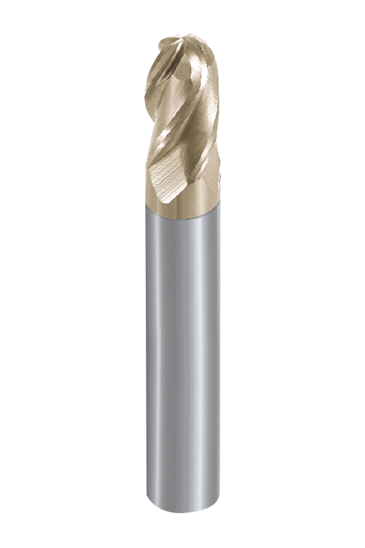 Frezy trzpieniowe z 4 rowkami kulistymi do obróbki stopów tytanu